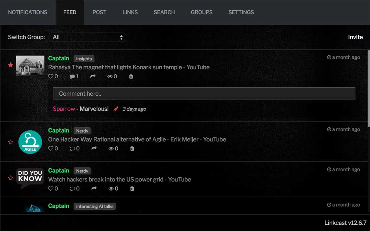 Chrome Extension - Linkcast chrome谷歌浏览器插件_扩展第4张截图