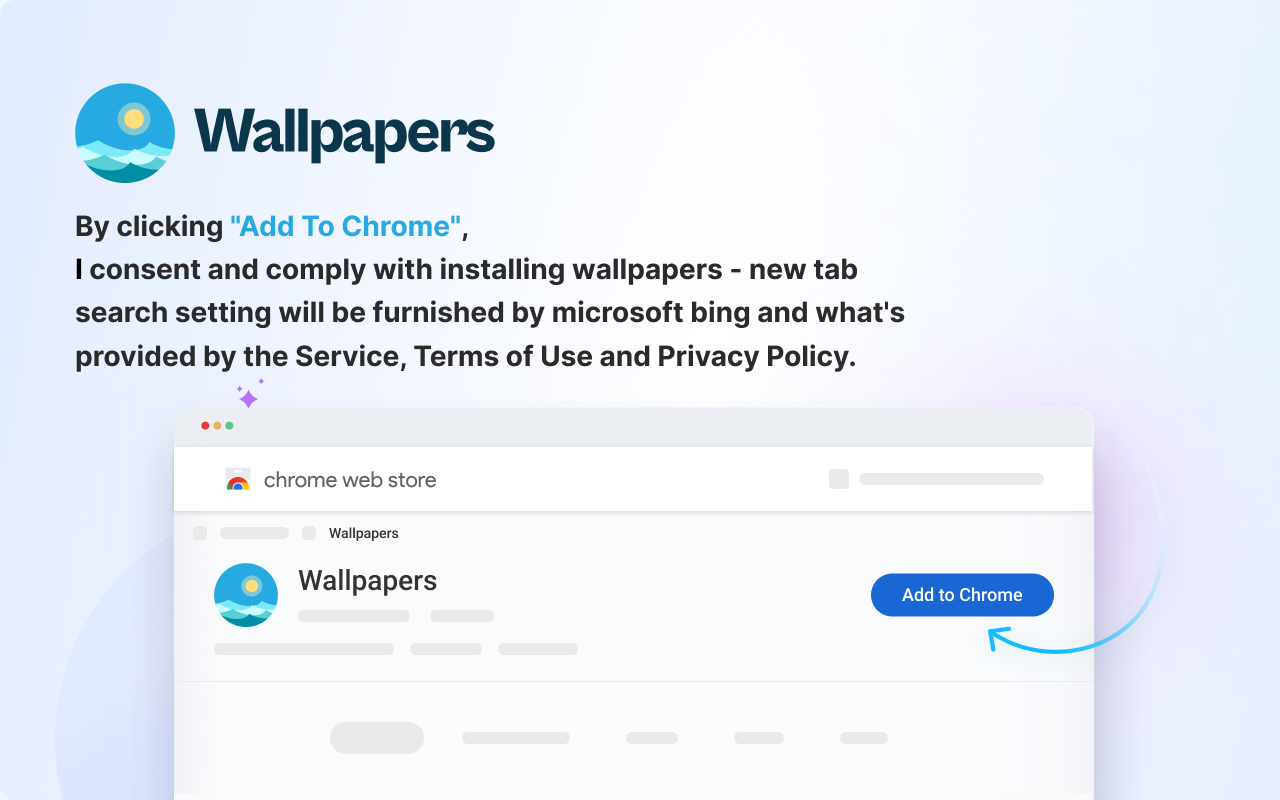 Wallpapers - New Tab chrome谷歌浏览器插件_扩展第1张截图