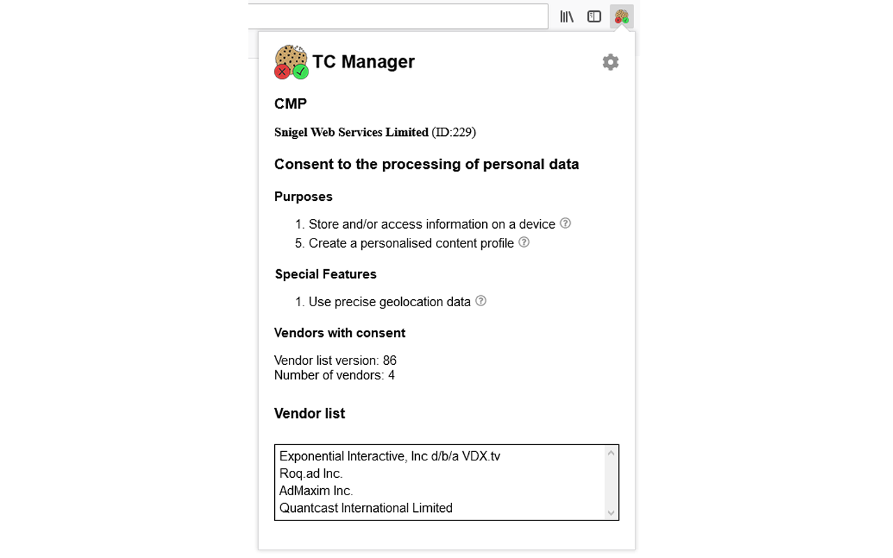 TC Manager chrome谷歌浏览器插件_扩展第1张截图