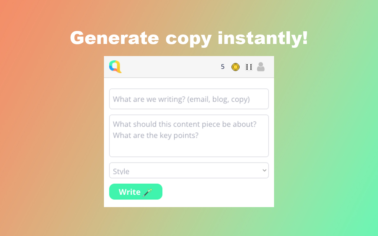 Quickie AI chrome谷歌浏览器插件_扩展第2张截图