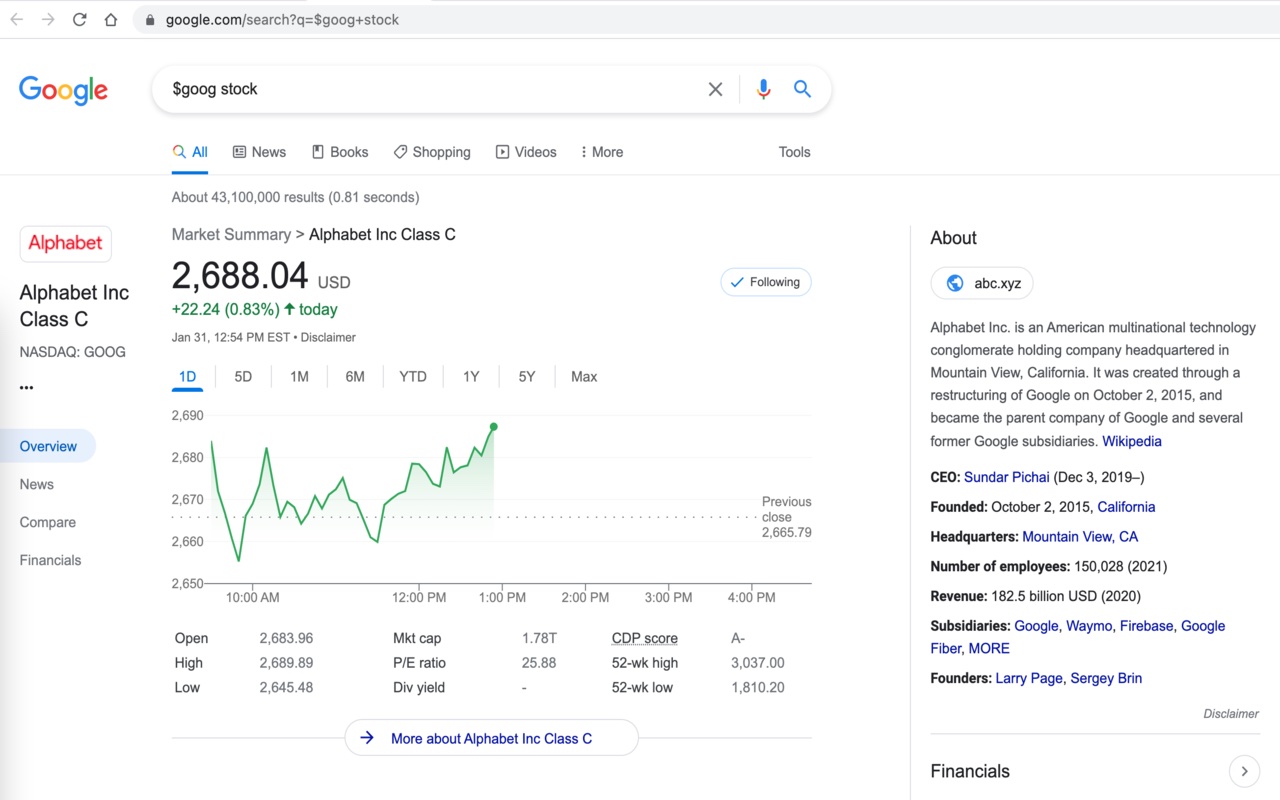 Cashtag Lookup chrome谷歌浏览器插件_扩展第1张截图