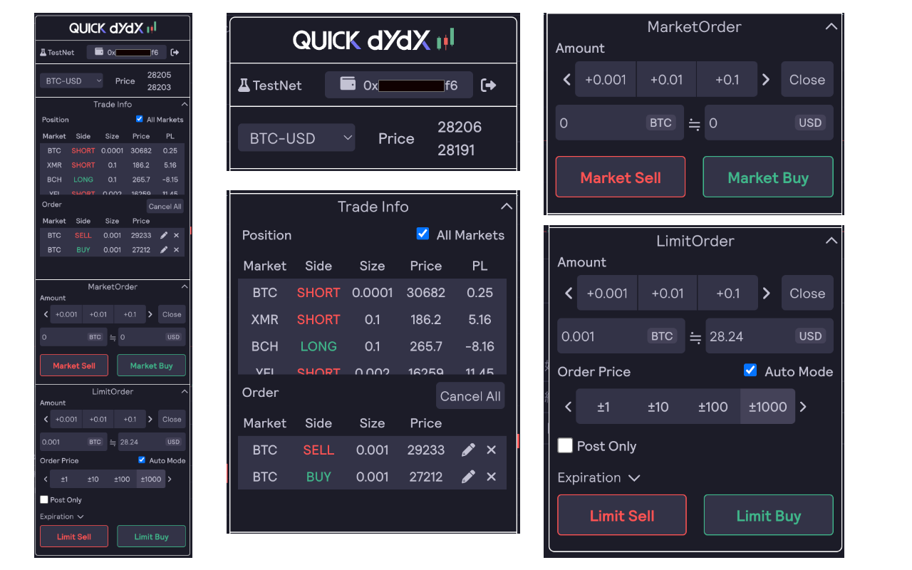 QUICK dYdX - dYdX Trade Support Extension chrome谷歌浏览器插件_扩展第5张截图