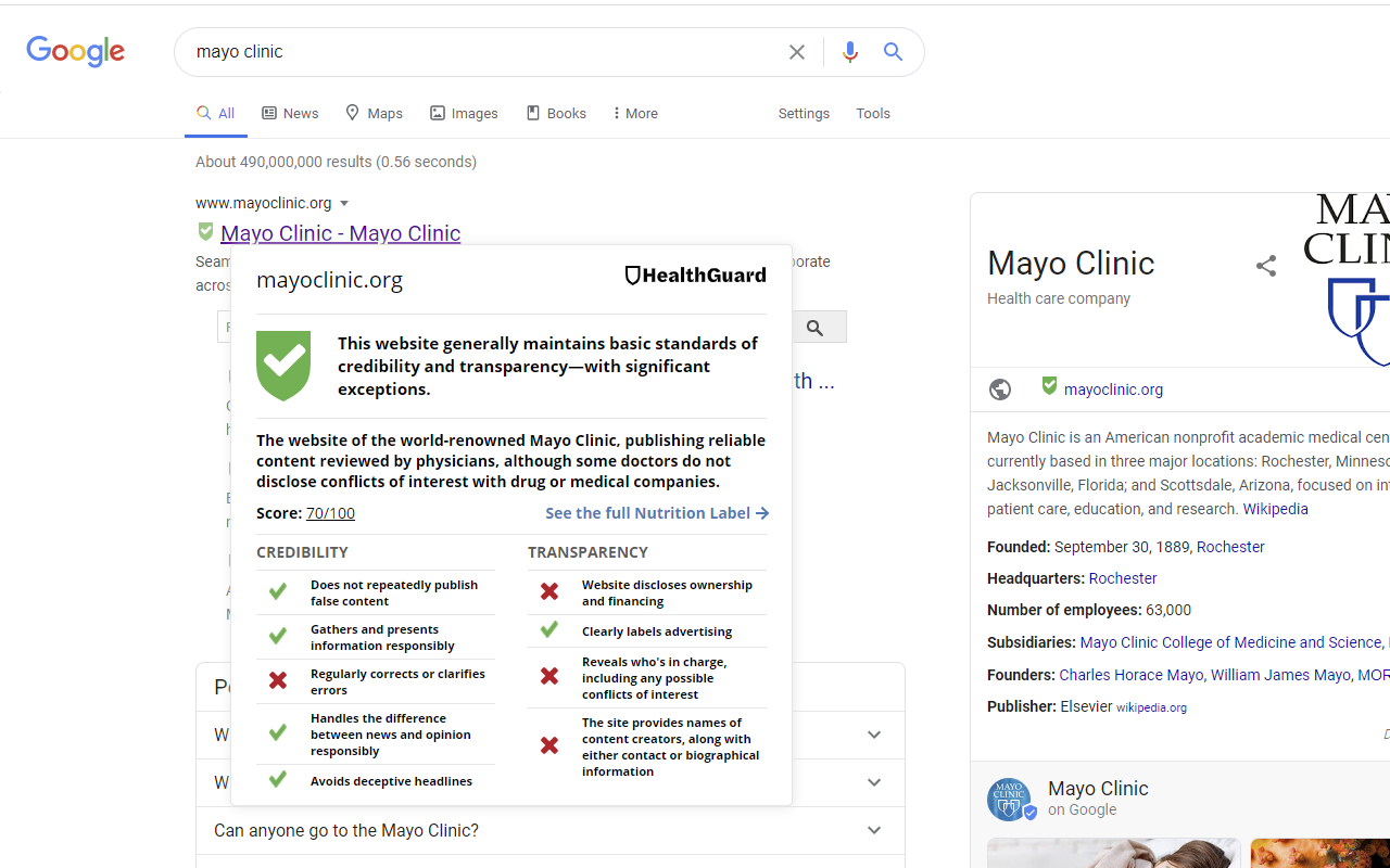 HealthGuard chrome谷歌浏览器插件_扩展第5张截图