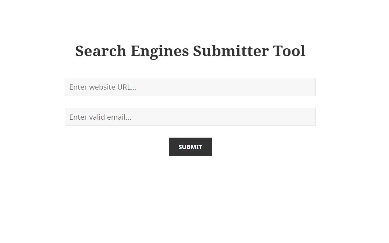 Search Engines Submitter Tool chrome谷歌浏览器插件_扩展第1张截图