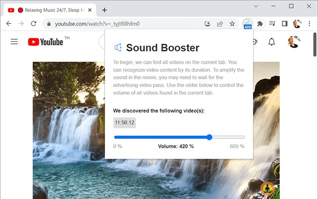 Sound Booster chrome谷歌浏览器插件_扩展第1张截图