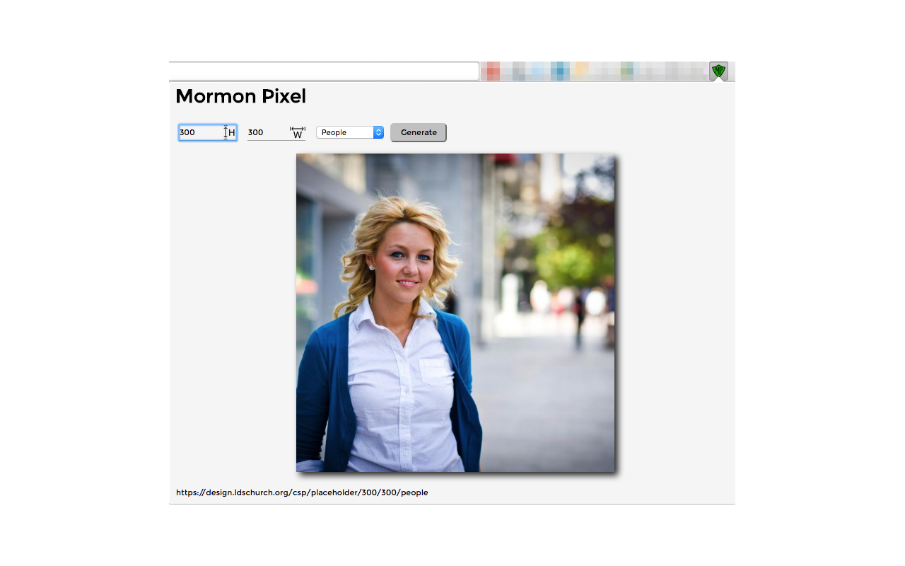 Mormon Pixel chrome谷歌浏览器插件_扩展第1张截图