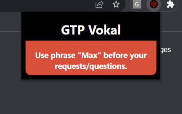 GPT Vokal chrome谷歌浏览器插件_扩展第1张截图