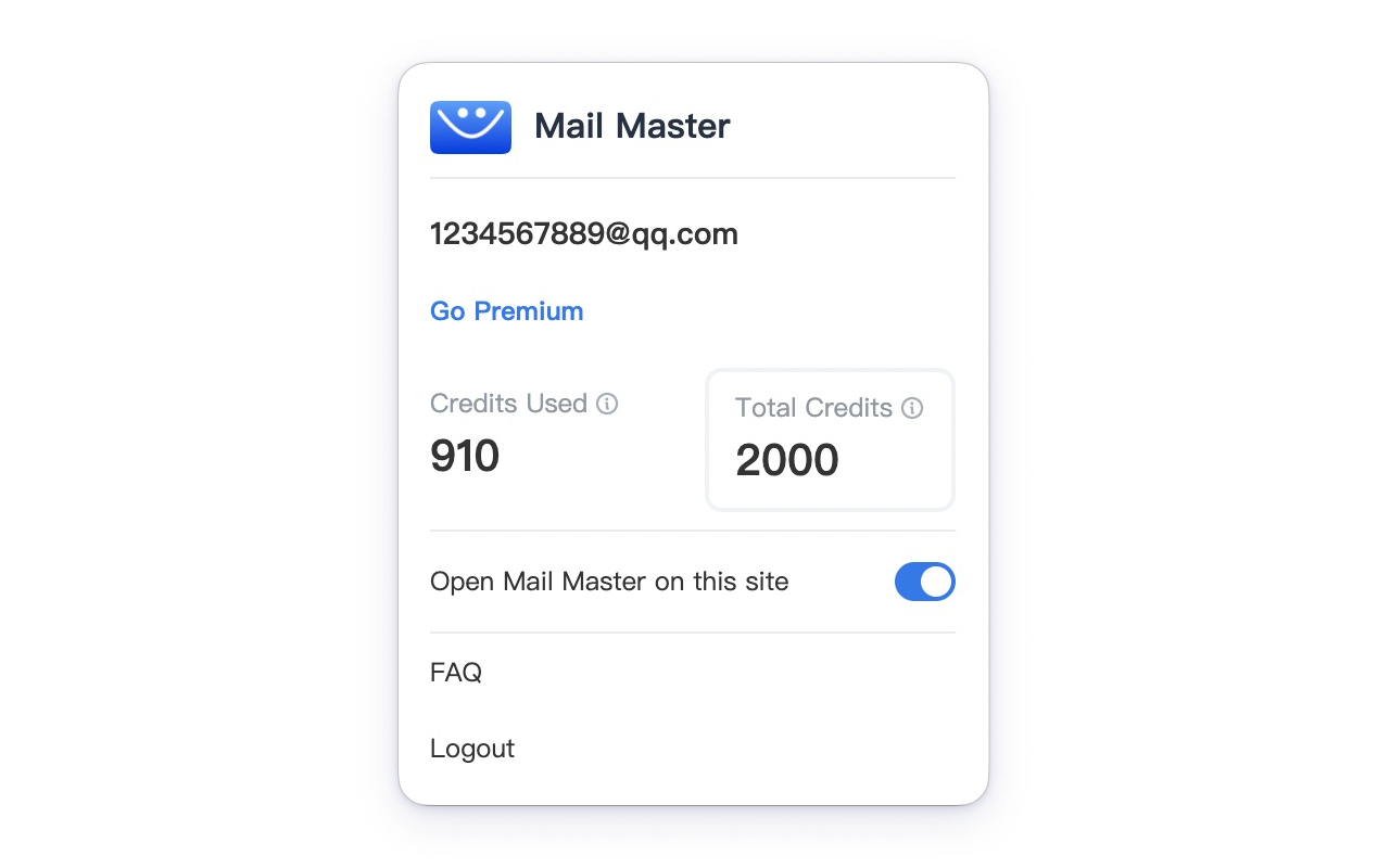 Mail Master chrome谷歌浏览器插件_扩展第1张截图