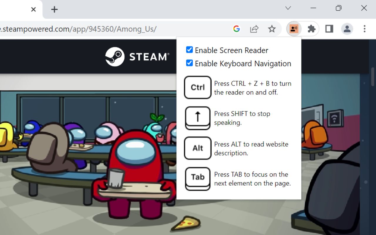 Screen Reader with On-Off Button chrome谷歌浏览器插件_扩展第2张截图