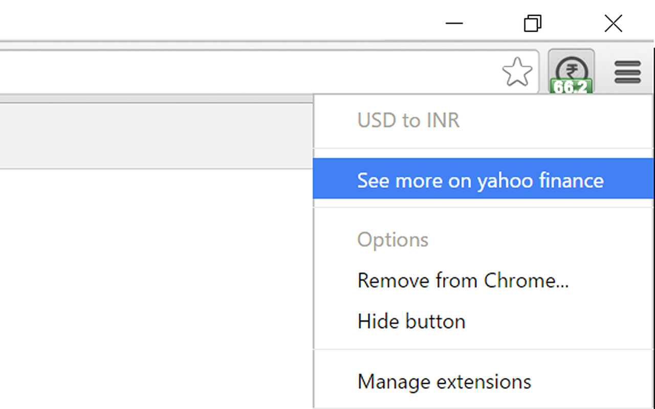 USD to INR chrome谷歌浏览器插件_扩展第1张截图