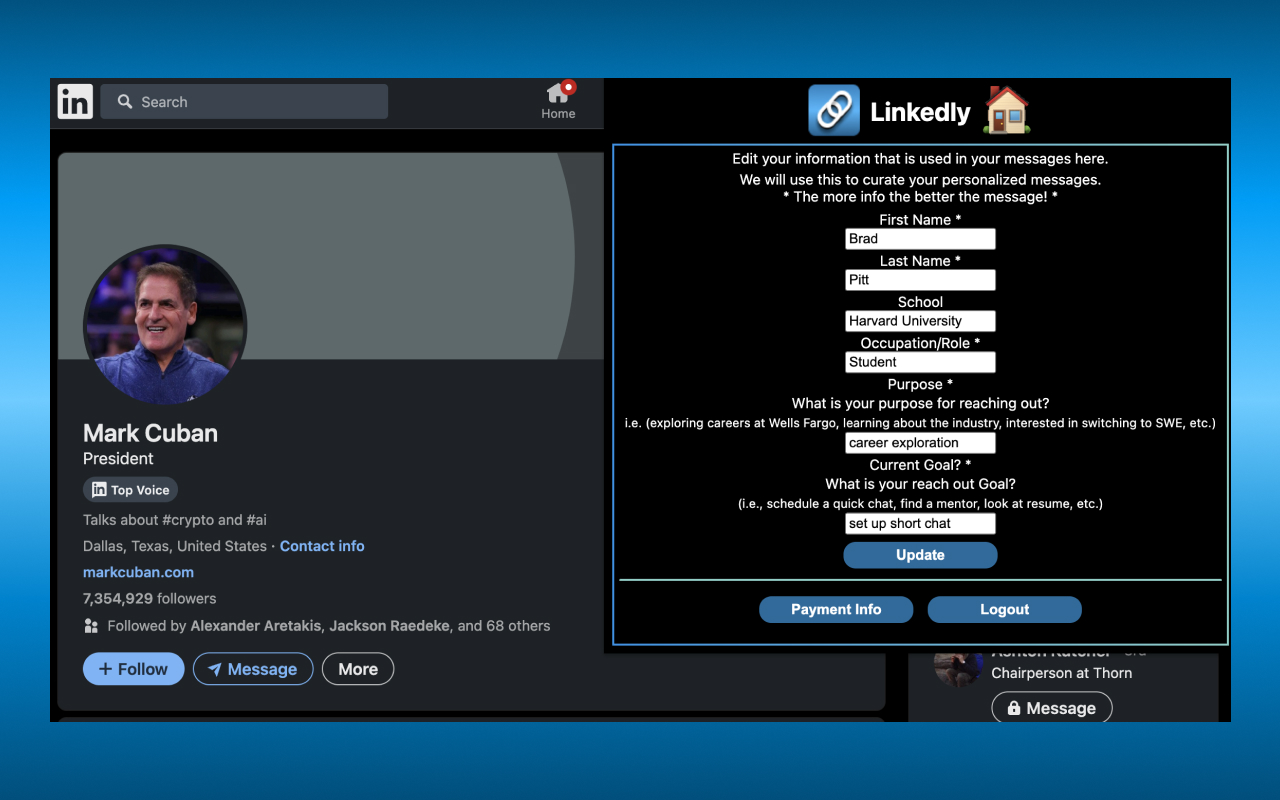 Linkedly chrome谷歌浏览器插件_扩展第1张截图
