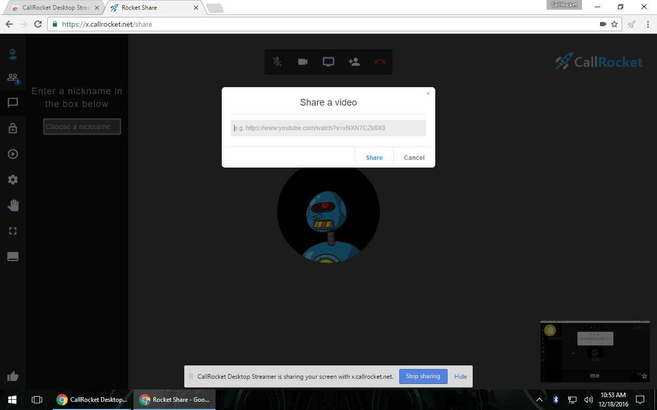 CallRocket Desktop Streamer chrome谷歌浏览器插件_扩展第3张截图