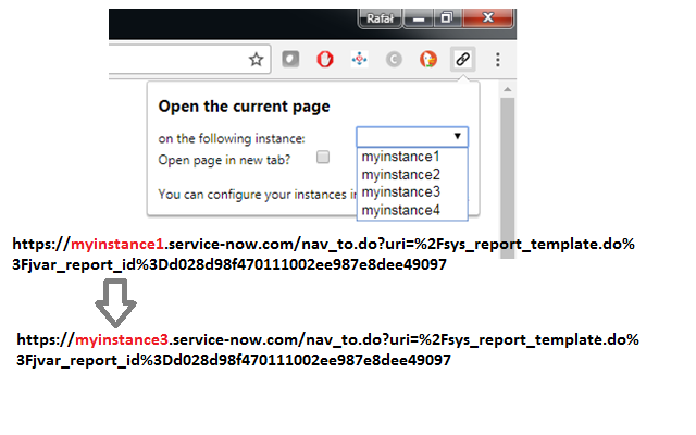 ServiceNow Switch Instance chrome谷歌浏览器插件_扩展第1张截图