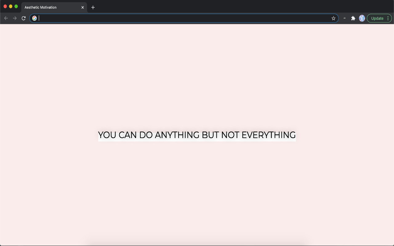 Aesthetic Motivation Extension by MeliiZa chrome谷歌浏览器插件_扩展第1张截图