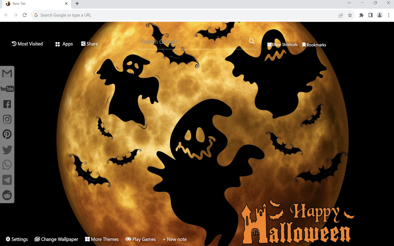 万圣节壁纸高清 chrome谷歌浏览器插件_扩展第3张截图