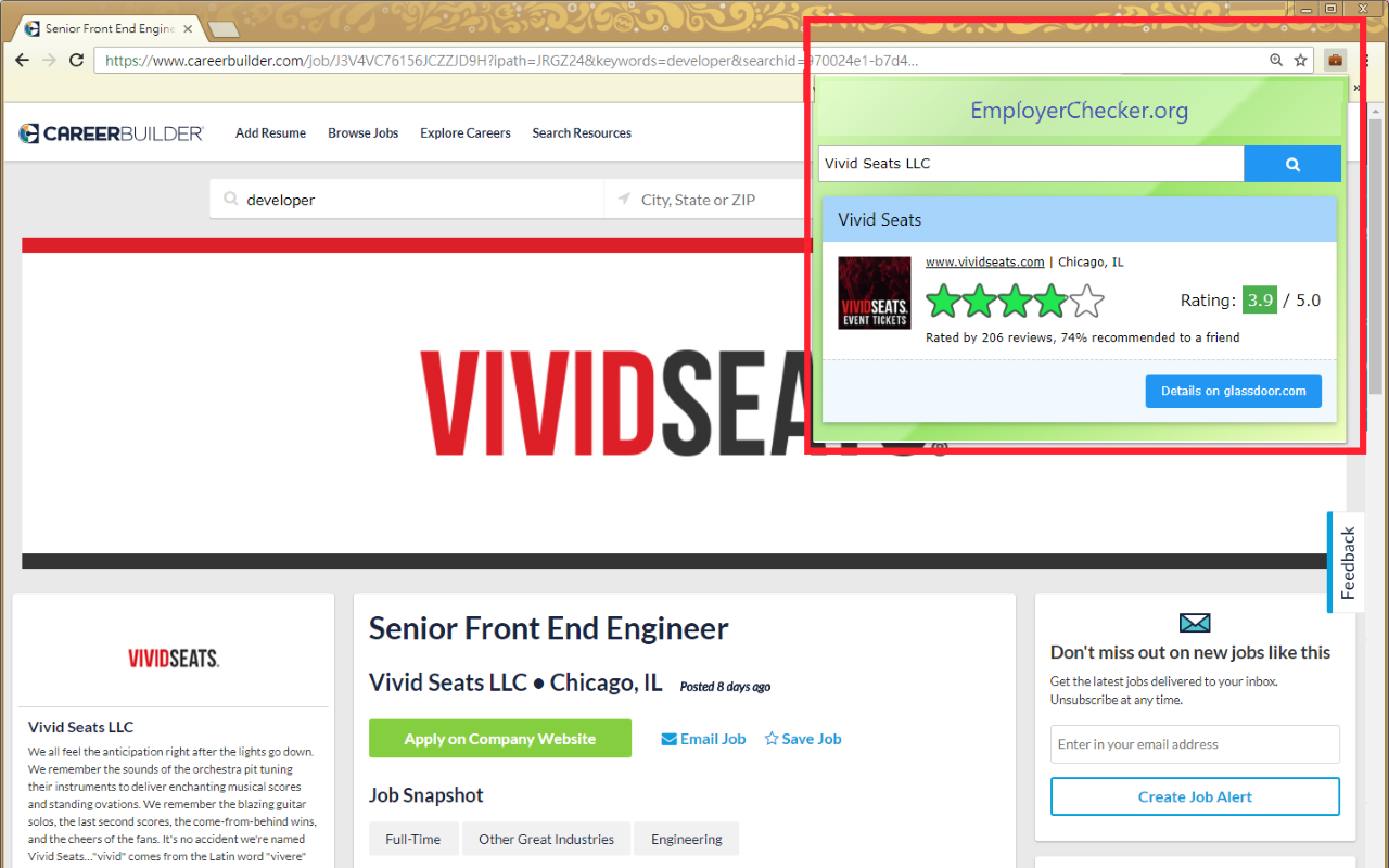 Employer Checker chrome谷歌浏览器插件_扩展第1张截图