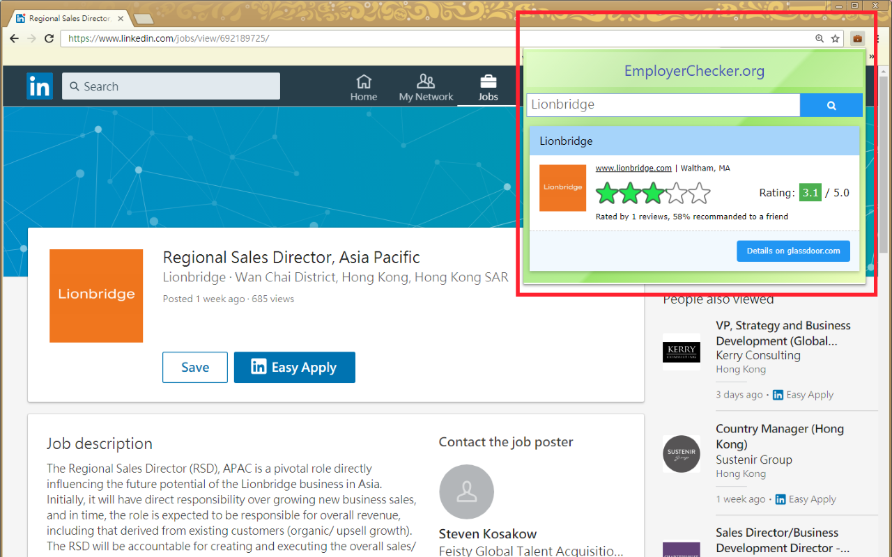 Employer Checker chrome谷歌浏览器插件_扩展第3张截图