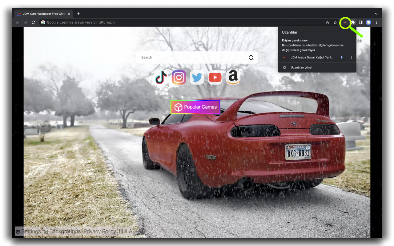 JDM Cars Wallpaper New Tab - Car Wallpaper HD chrome谷歌浏览器插件_扩展第2张截图