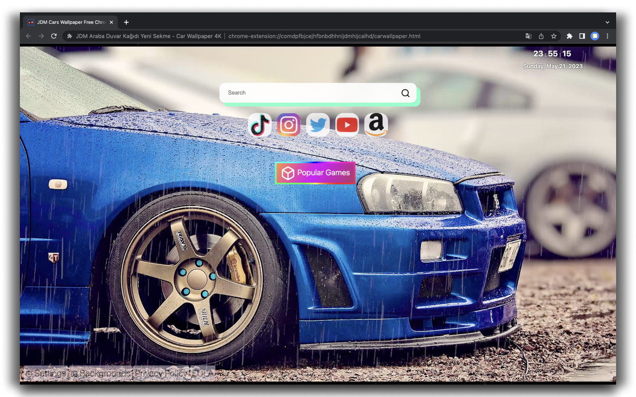 JDM Cars Wallpaper New Tab - Car Wallpaper HD chrome谷歌浏览器插件_扩展第4张截图