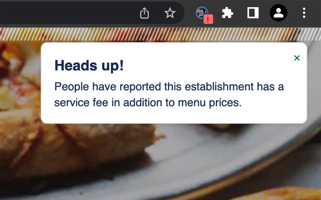 TransparentFee DMV chrome谷歌浏览器插件_扩展第3张截图