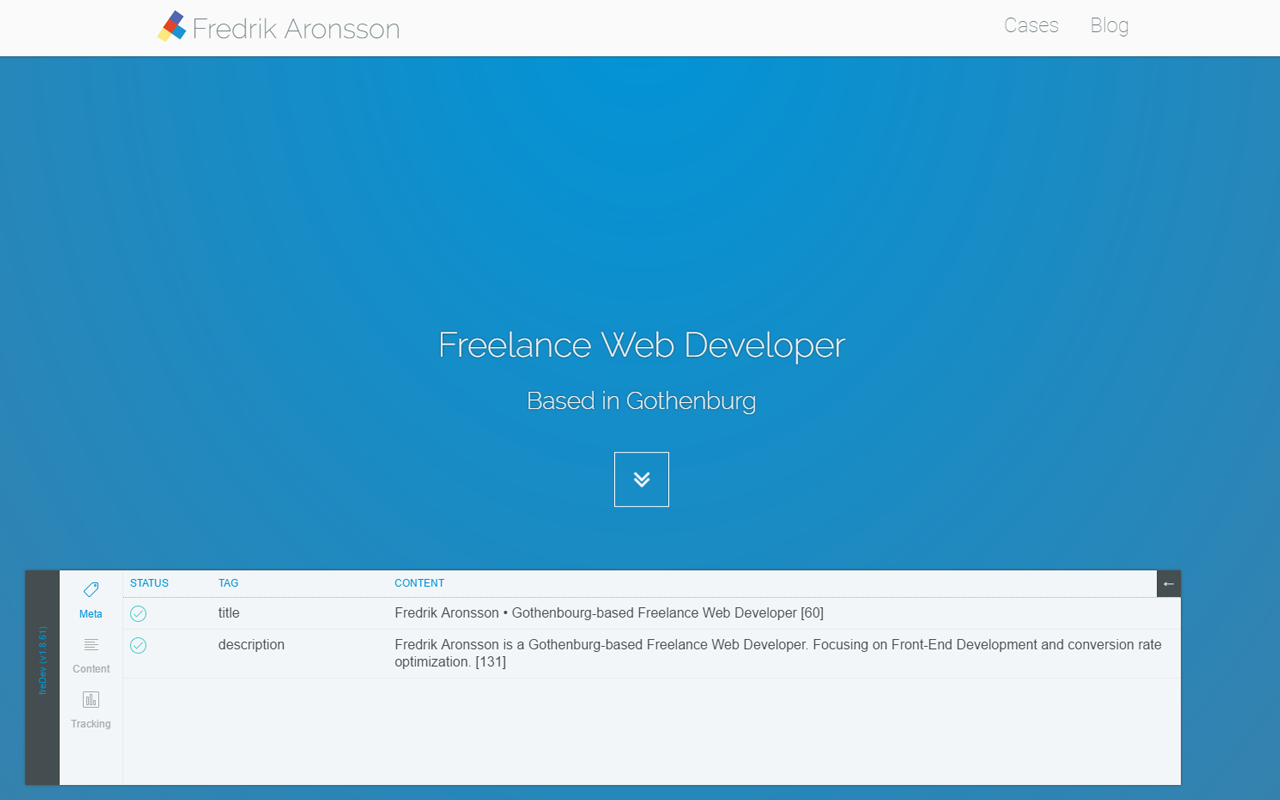 fredev Development Inspector chrome谷歌浏览器插件_扩展第2张截图