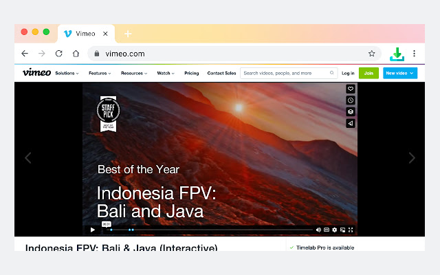 Chrome用视频下载器 chrome谷歌浏览器插件_扩展第1张截图