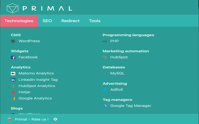 SEO Toolkit by Primal chrome谷歌浏览器插件_扩展第3张截图