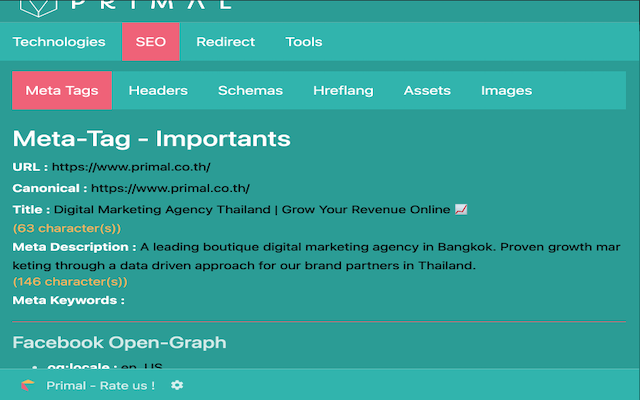 SEO Toolkit by Primal chrome谷歌浏览器插件_扩展第4张截图
