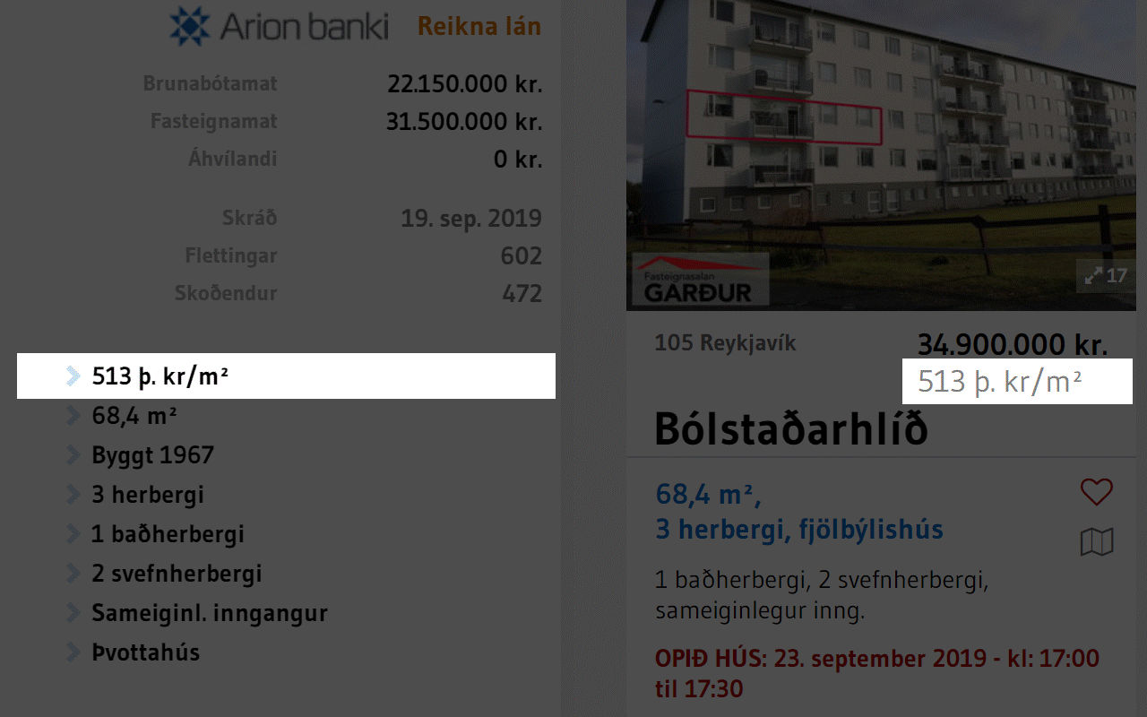 Fasteignavísir chrome谷歌浏览器插件_扩展第1张截图