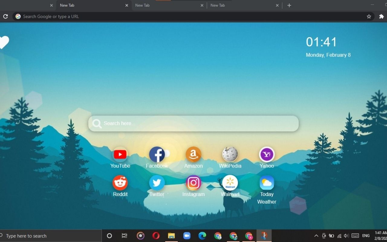 Firewatch Wallpaper HD [New Tab Theme] chrome谷歌浏览器插件_扩展第1张截图