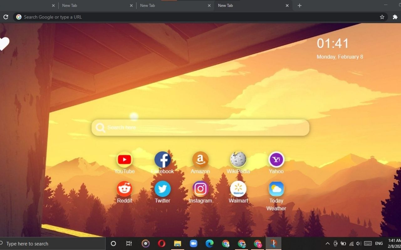 Firewatch Wallpaper HD [New Tab Theme] chrome谷歌浏览器插件_扩展第2张截图