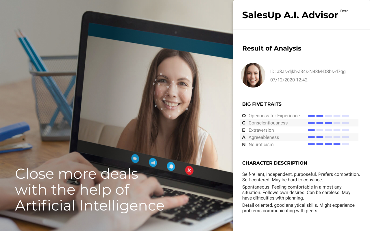 SalesUp AI Advisor chrome谷歌浏览器插件_扩展第1张截图