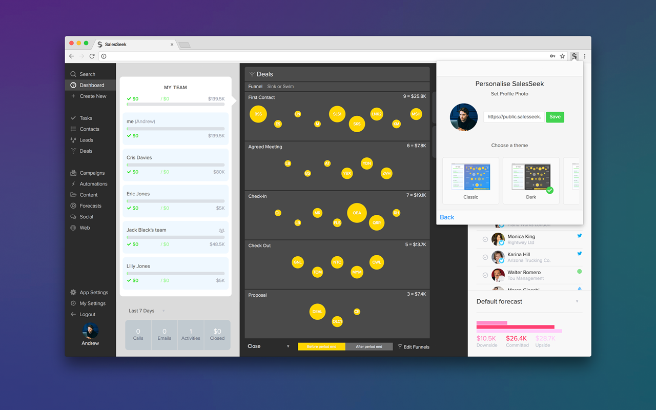 SalesSeek CRM for Chrome chrome谷歌浏览器插件_扩展第2张截图