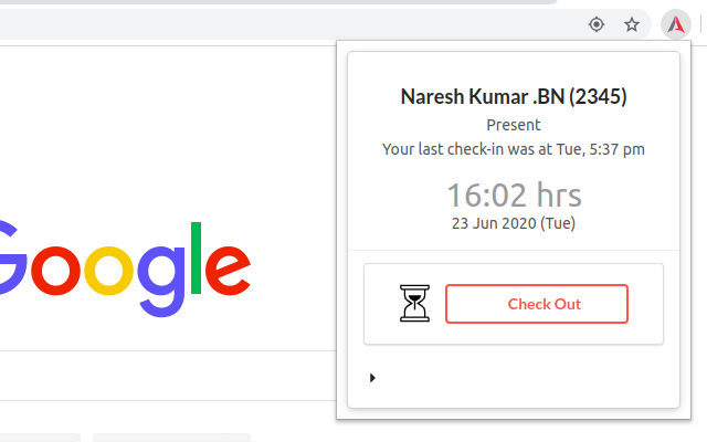 Accion Check-In/Out chrome谷歌浏览器插件_扩展第1张截图
