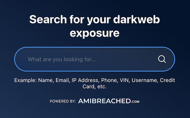 AmIBreached Search chrome谷歌浏览器插件_扩展第3张截图