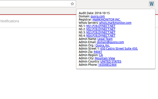 Whoisology chrome谷歌浏览器插件_扩展第1张截图