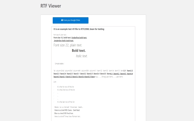 适用于Google Chrome™的RTF查看器 chrome谷歌浏览器插件_扩展第1张截图