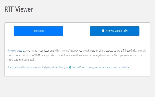 适用于Google Chrome™的RTF查看器 chrome谷歌浏览器插件_扩展第2张截图