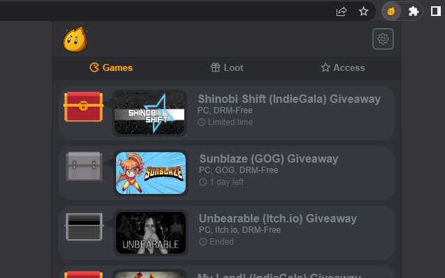 GamerPower: Games & Giveaway Alerts chrome谷歌浏览器插件_扩展第1张截图