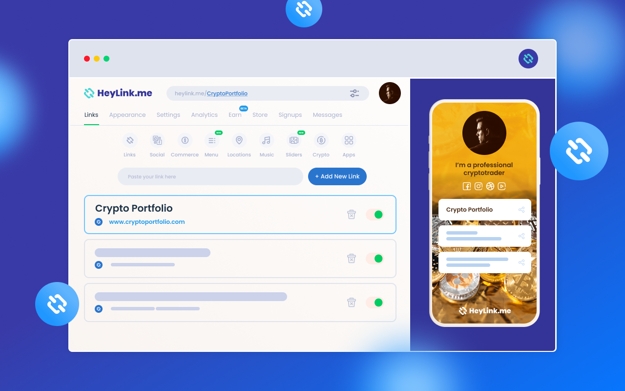 Heylink.me chrome谷歌浏览器插件_扩展第4张截图