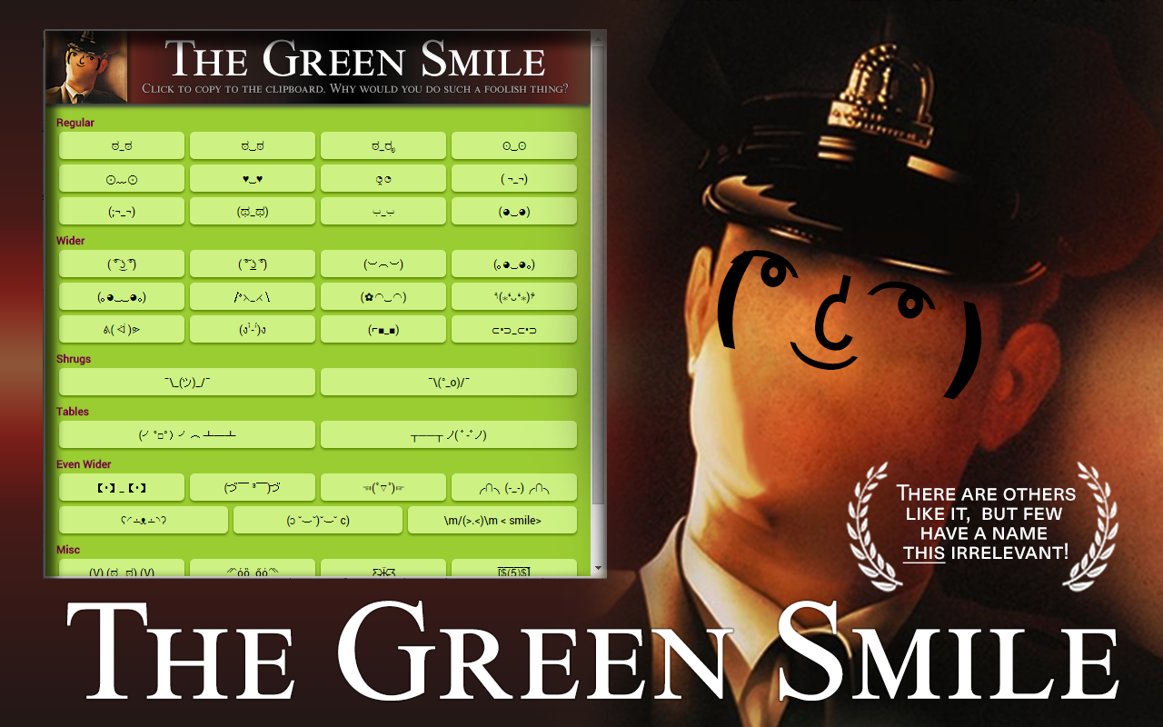 The Green Smile chrome谷歌浏览器插件_扩展第1张截图