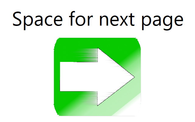 Space to next page chrome谷歌浏览器插件_扩展第2张截图