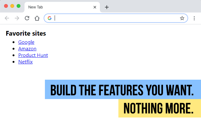 HTML New Tab chrome谷歌浏览器插件_扩展第2张截图