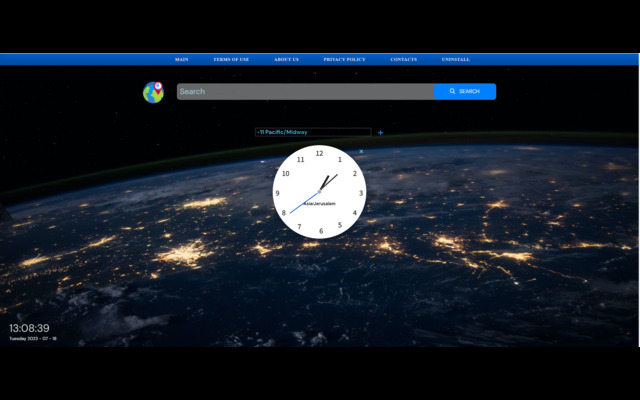 MyWorlClock chrome谷歌浏览器插件_扩展第1张截图