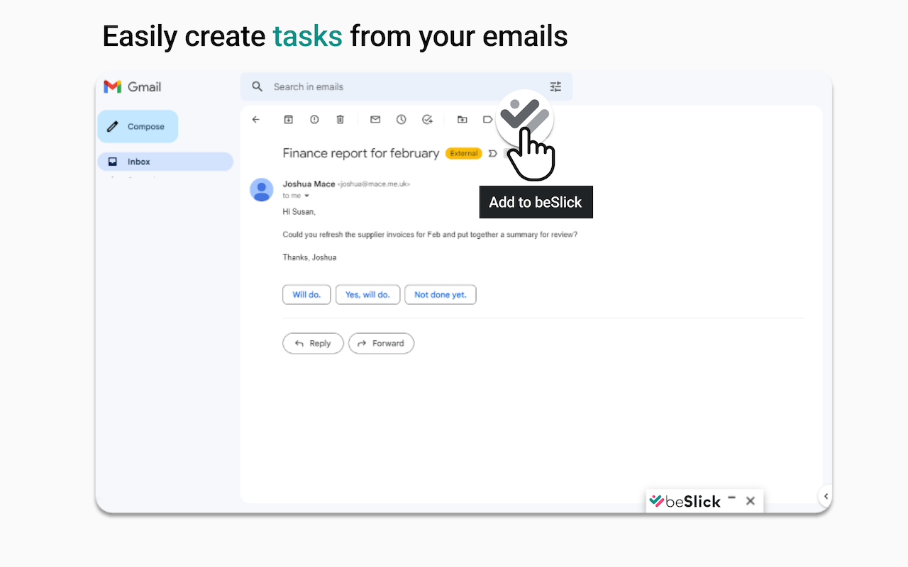 beSlick for Gmail chrome谷歌浏览器插件_扩展第1张截图