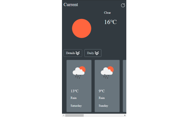 Weather extension chrome谷歌浏览器插件_扩展第4张截图