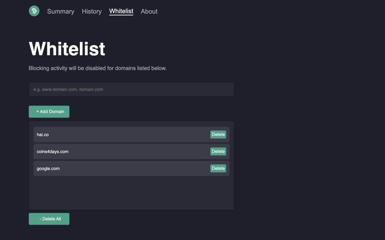 BlockCoin chrome谷歌浏览器插件_扩展第2张截图