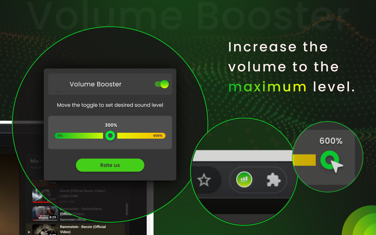 Volume Booster: Sound Booster tool chrome谷歌浏览器插件_扩展第1张截图