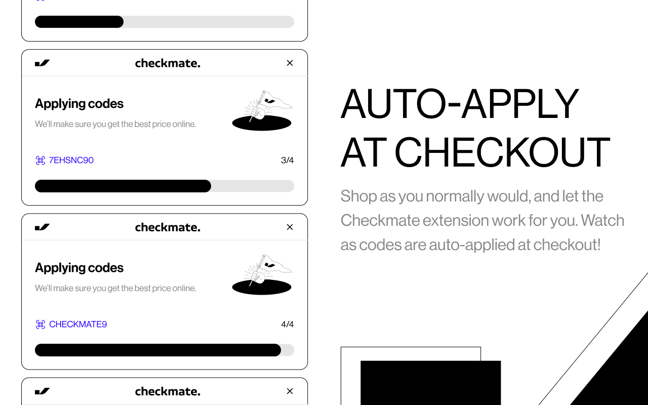 Checkmate - Save While You Shop. chrome谷歌浏览器插件_扩展第3张截图