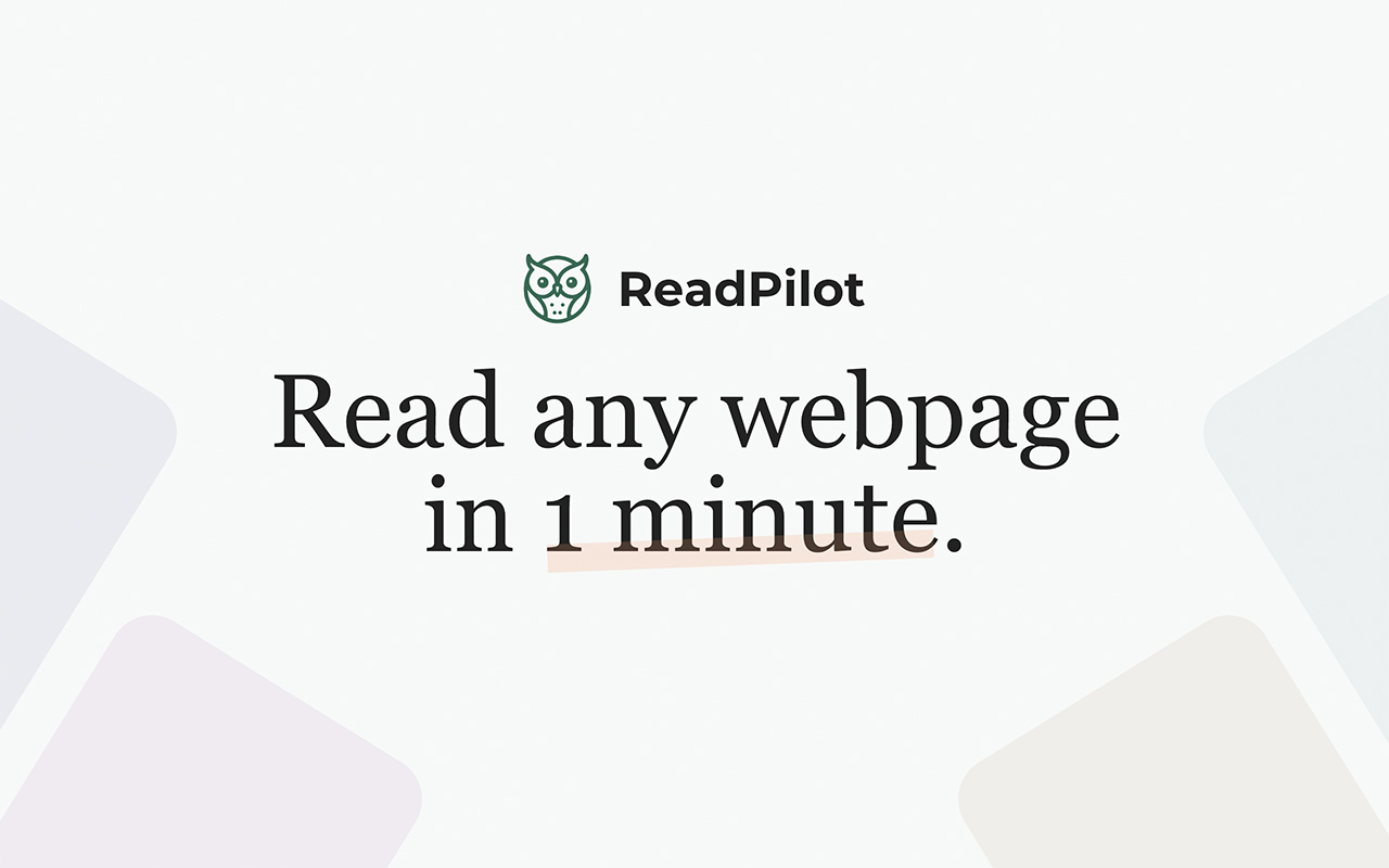 ReadPilot chrome谷歌浏览器插件_扩展第1张截图
